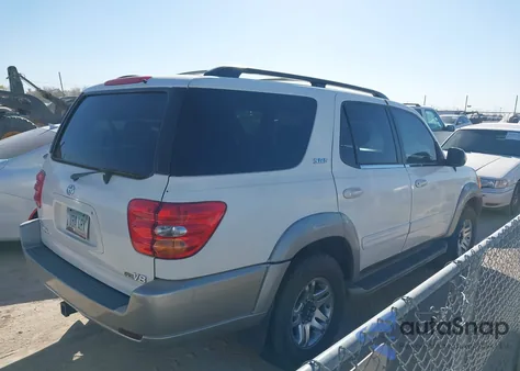 2003 Toyota Sequoia Sr5 V8 из США, поврежденный, VIN 5TDZT34A83S175777